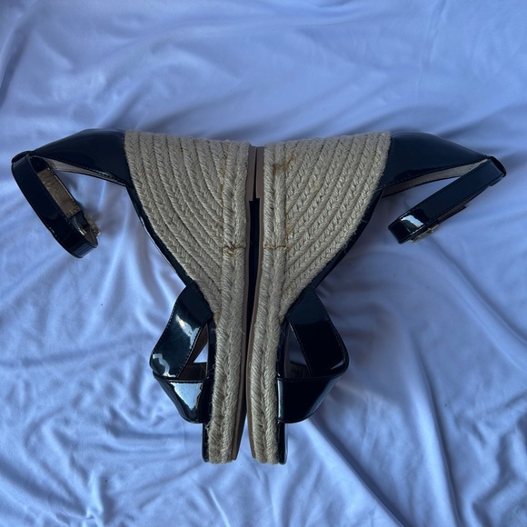 Sam Edelman Brenda Wedges in black size 8 NWOB WORN ONCE - Picture 4 of 9